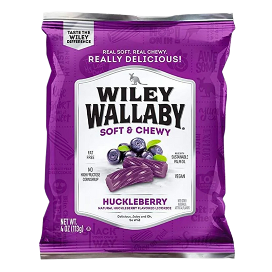 Wiley Wallaby Réglisse aux airelles / 113g