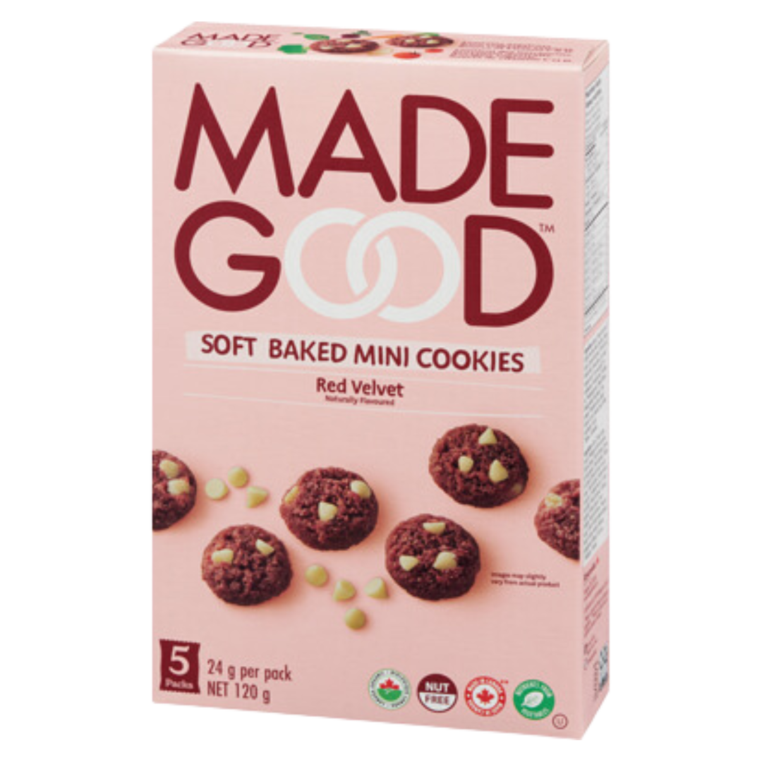 Made Good Red Velvet Soft Baked Mini Cookies / 5x24g