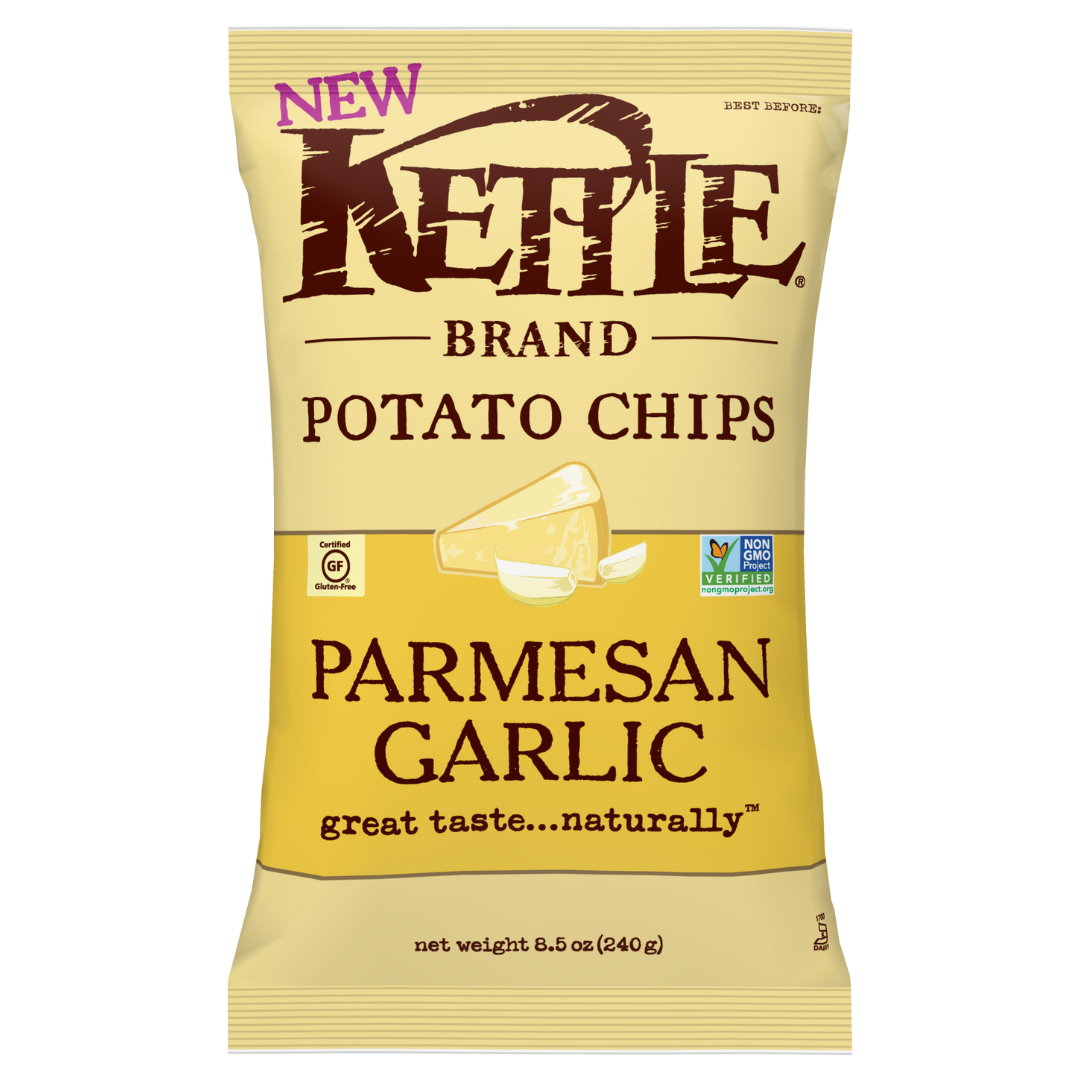 Kettle Parmesan Garlic Chips / 198g