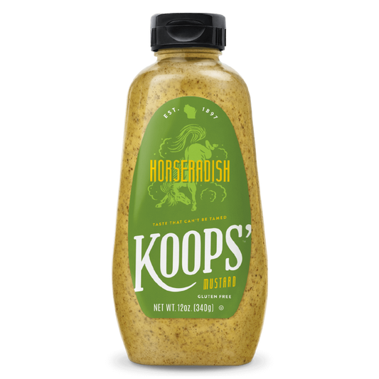Koops Organic Horseradish Mustard / 325 ml