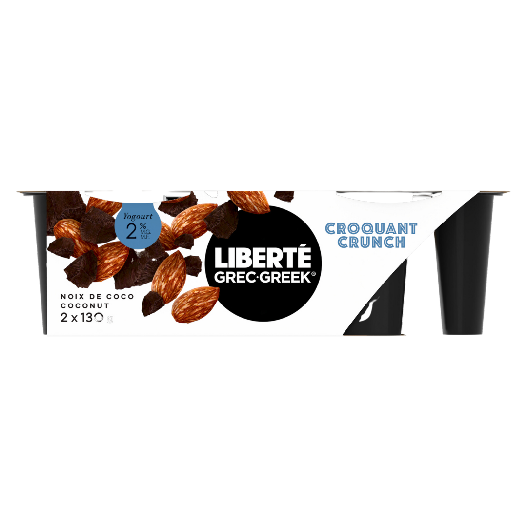 Liberte Greek Yogurt 2mf Crunch Coconut/130GR