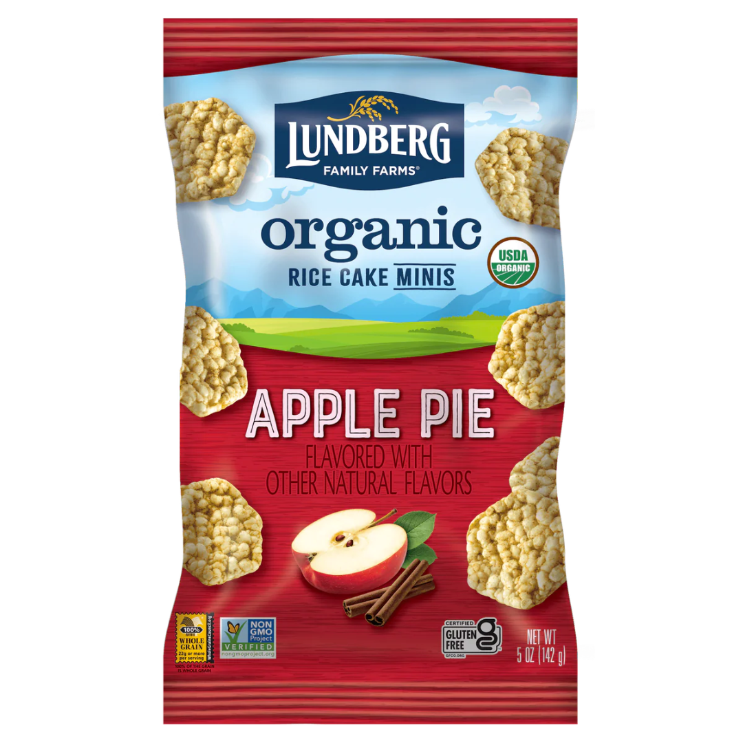 Lundberg Mini Apple Pie Rice Cakes / 142g