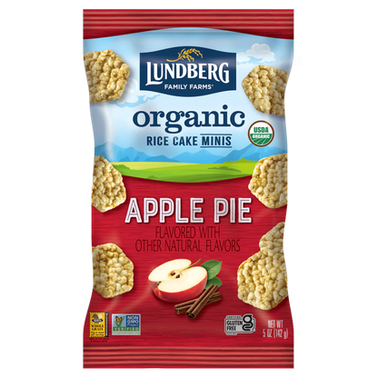 Lundberg Mini Apple Pie Rice Cakes / 142g