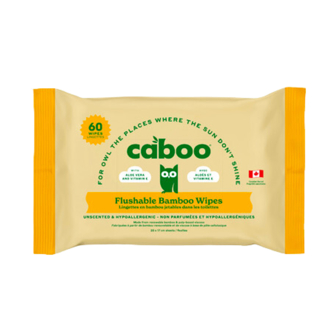 Caboo Flushable Wipes Bamboo/1 CT
