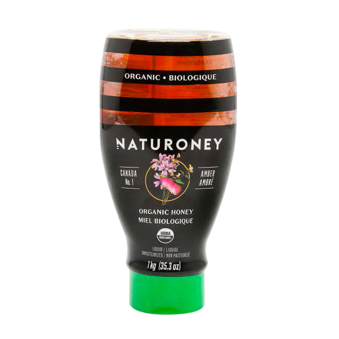 Naturoney Organic Honey Plastic Squeeze Bottle/375g