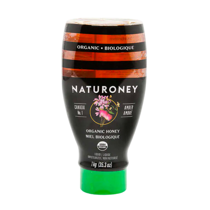 Naturoney Organic Honey Plastic Squeeze Bottle/375g