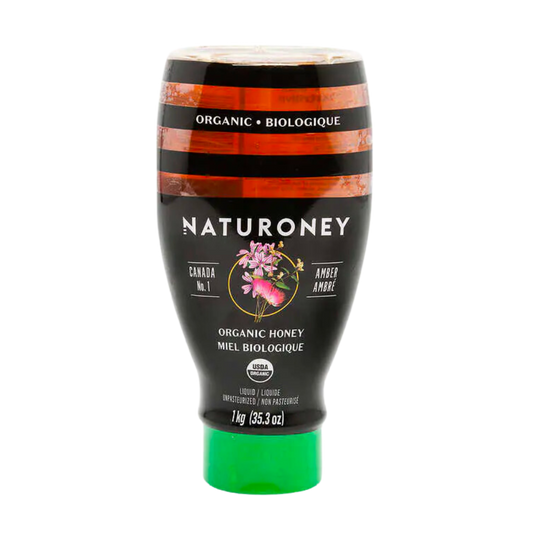 Naturoney Organic Honey Plastic Squeeze Bottle/375g