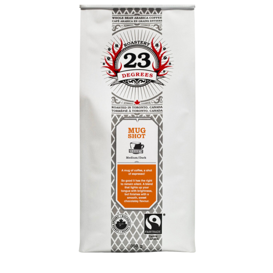 23 Degrees Mug Shot Medium Dark Coffee /350g