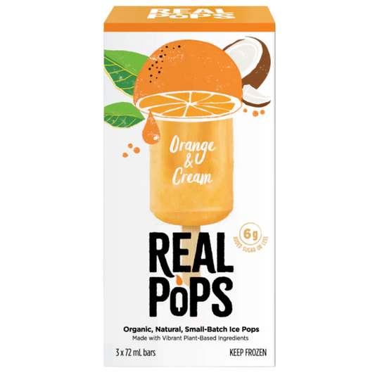 Everrreal  Orange & Cream Real Pops / 216ml