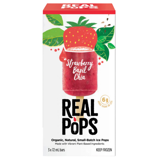 Everreal Strawberry Basil Chia Real Pops / 216ml