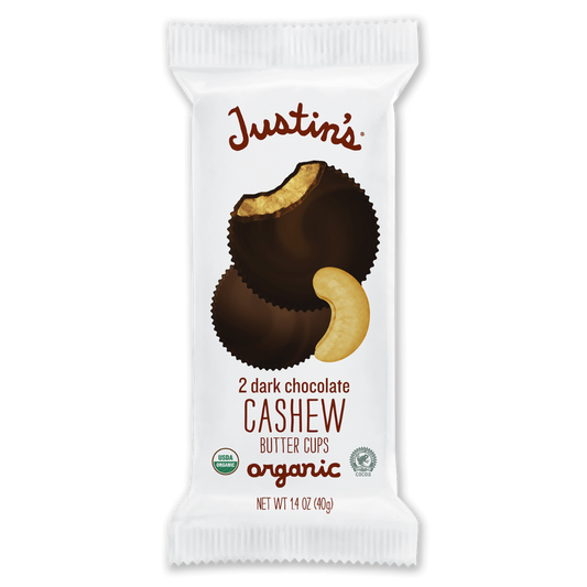 Justin's Dark Chocolate Cashew Butter Cups / 40g