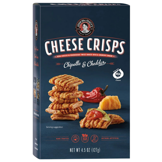 John Wm. Macy‚Äôs Chipotle & Cheddar Cheese Crisps / 127g