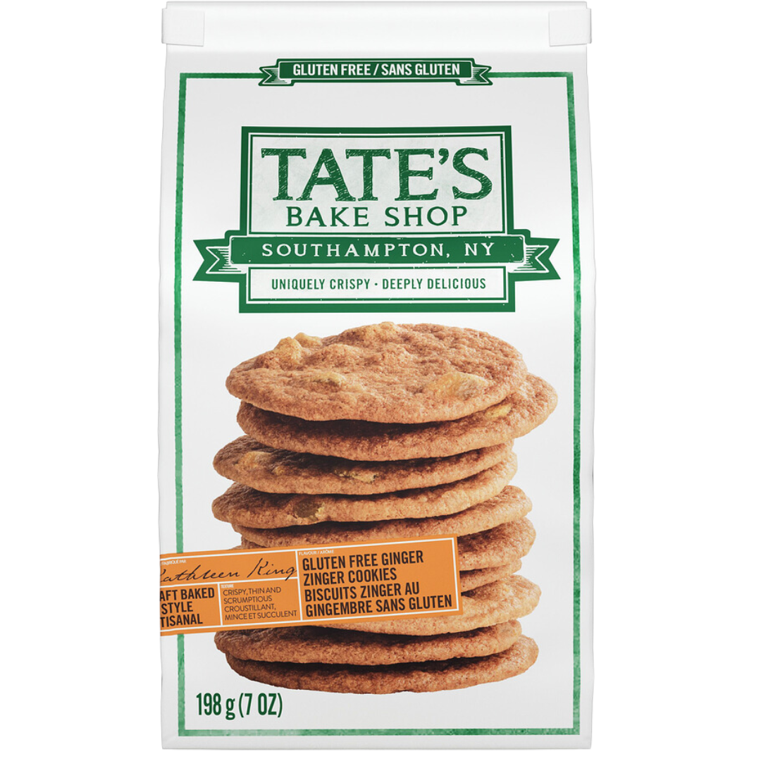 Tate's Biscuits au gingembre sans gluten / 198g