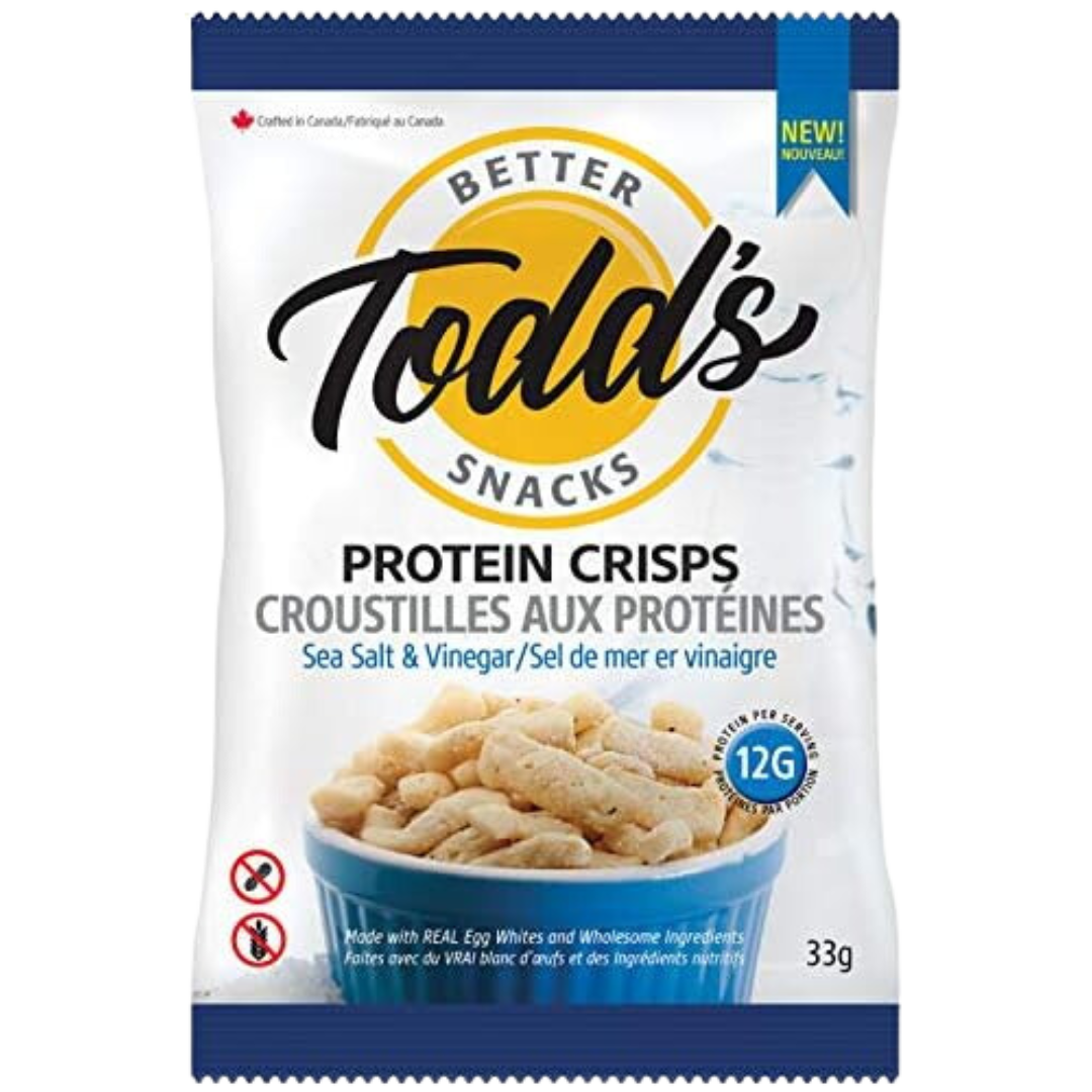 Todd's Protein Crisps Salt & Vinegar / 33g