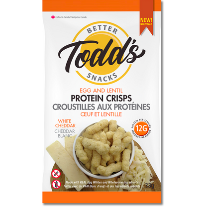 Todd's Protein Crisps White Cheddar / 33g