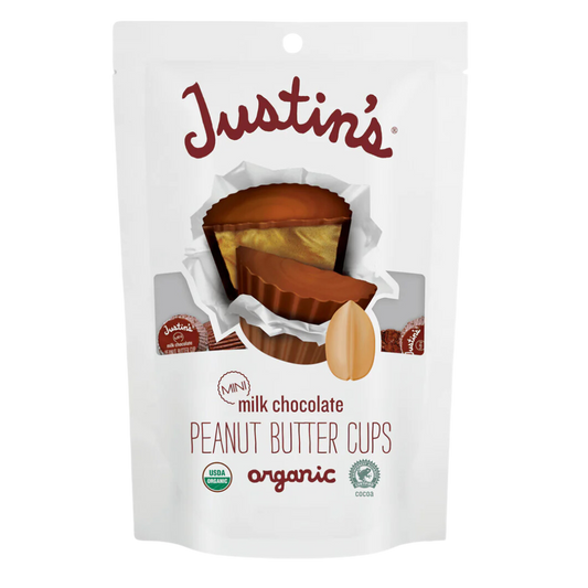 Justin's Mini coupes de chocolat au lait au beurre d'arachide / 120g