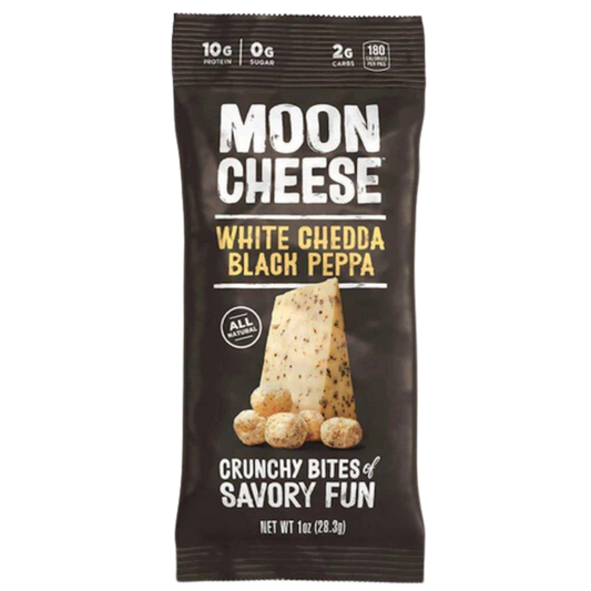 Moon Cheese White Cheddar Black Pepper / 28g