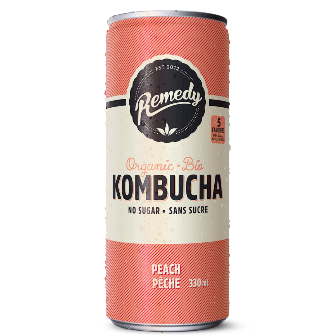 Remedy Peach Kombucha / 330ml