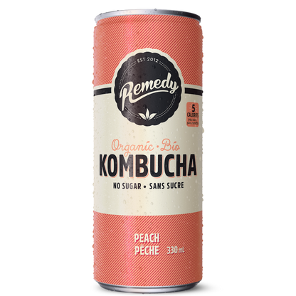 Remedy Peach Kombucha / 330ml