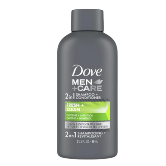 Dove Men+Care 2 In 1 Fresh & Clean Shampoo + Conditioner/ 89mL