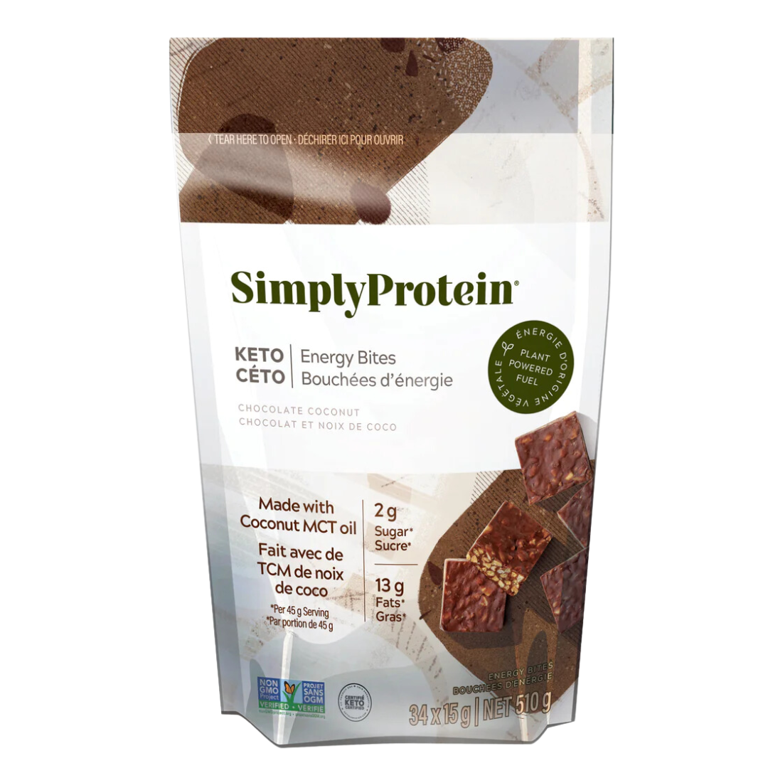 Simply Protein Chocolate Coconut - Keto Bites/150g