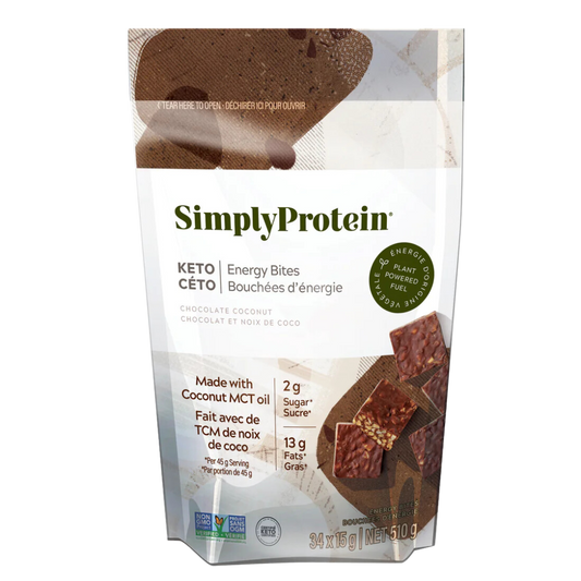 Simply Protein Chocolate Coconut - Keto Bites/150g