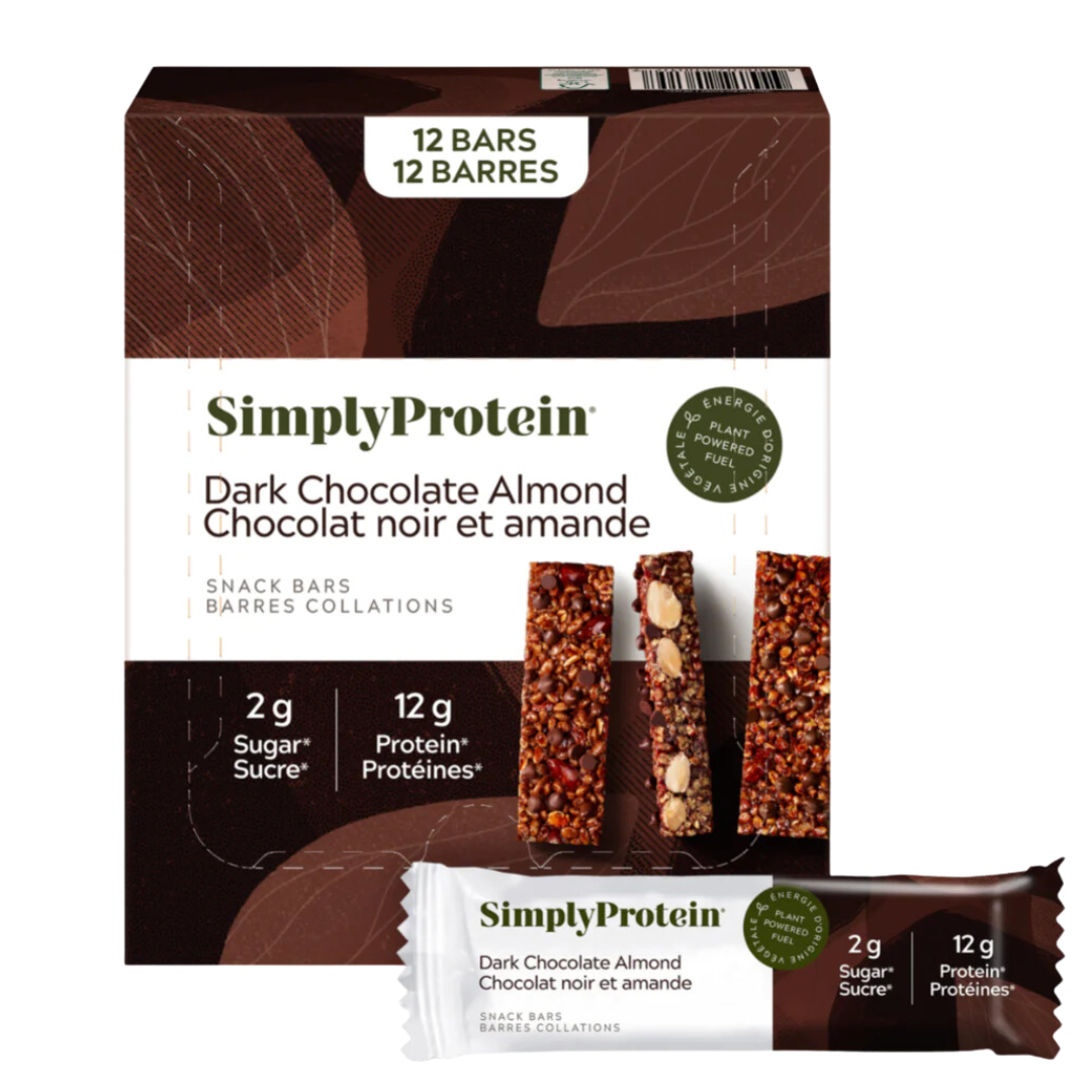 Simply Protein Barre Chocolat Noir Amande /40g