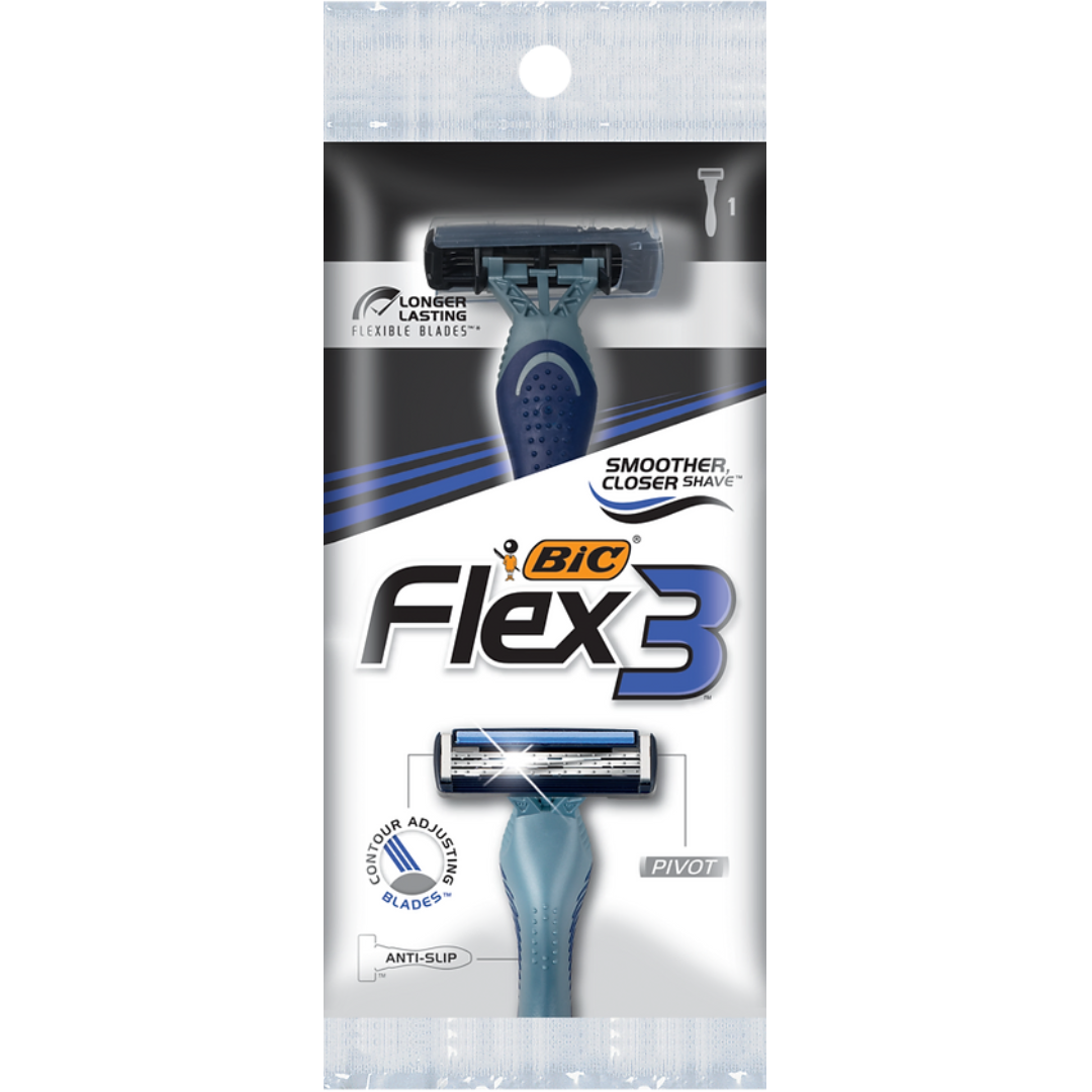 Bic Flex 3 Disposable Razor/3ct