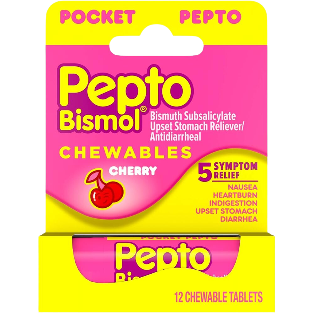Pepto Bismol Chewable Tablets/12ct