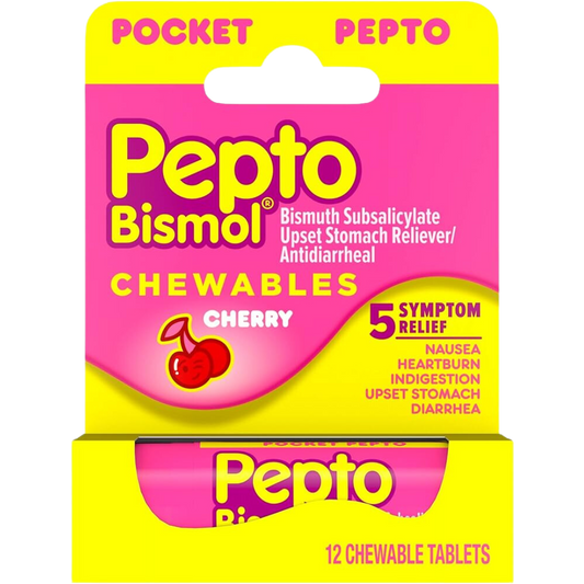 Pepto Bismol Chewable Tablets/12ct