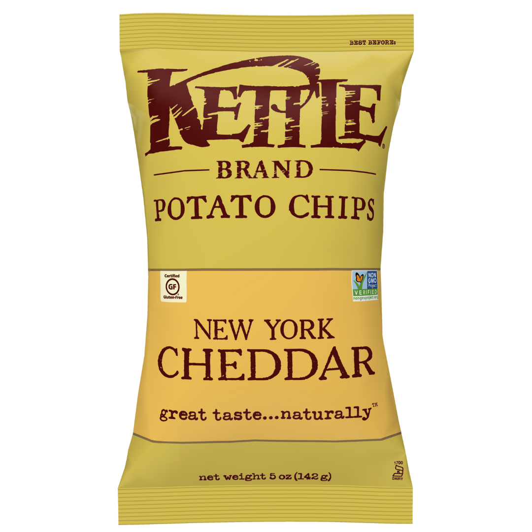 Kettle Cheddar Chips / 198g