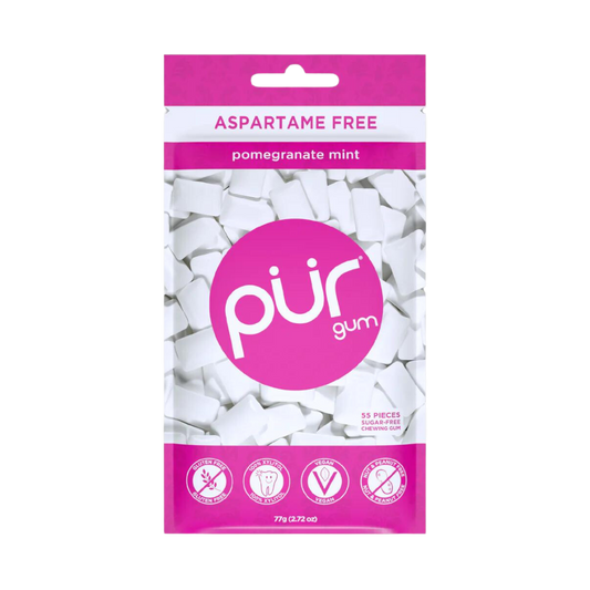 Pur Gum 55 Pc Bag Pomegranate Mint/77g