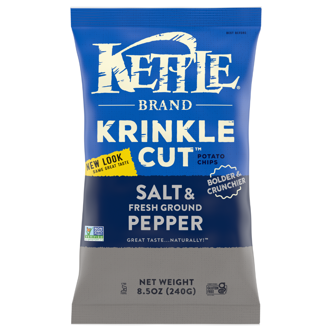 Kettle Salt & Pepper Chips / 198g