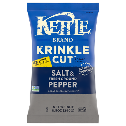 Kettle Salt & Pepper Chips / 198g