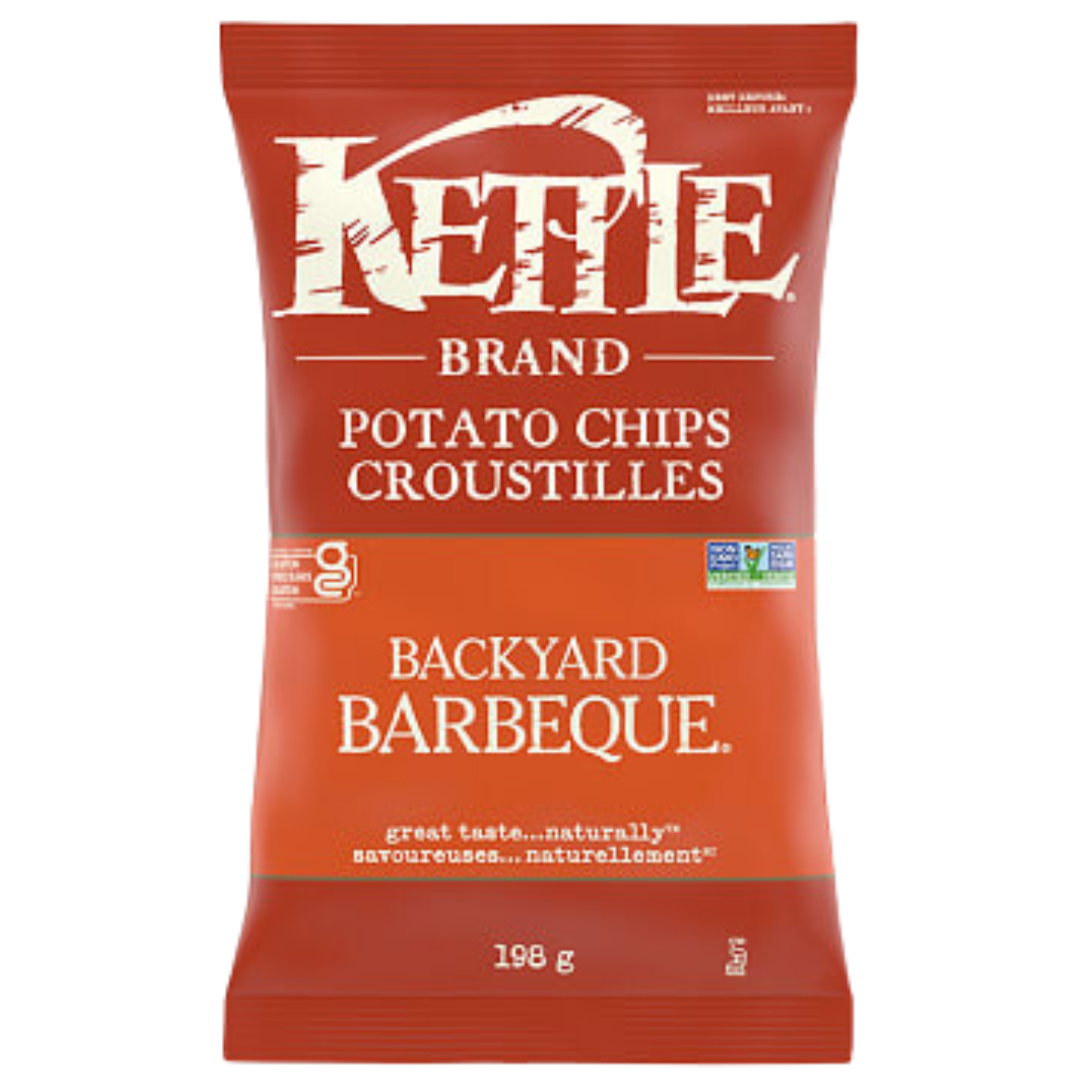 Kettle Backyard Barbeque Chips / 198g