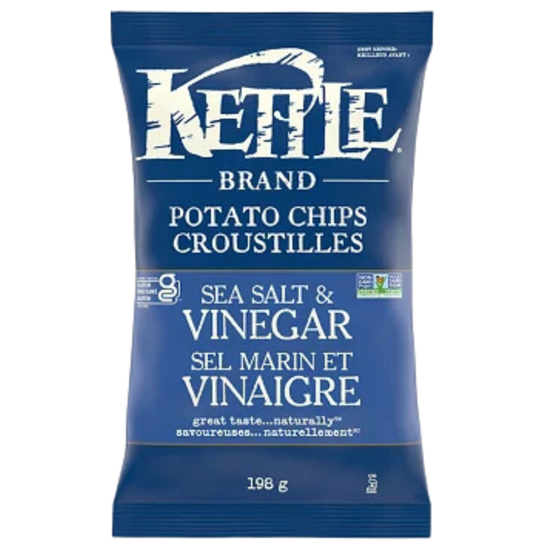 Kettle Sea Salt & Vinegar Chips / 198g