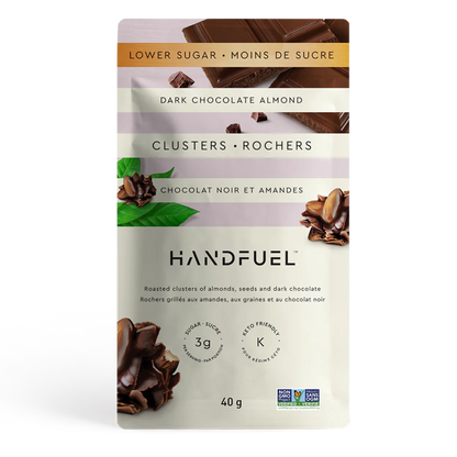 Handfuel Dark Chocolate Almond Clusters / 40g