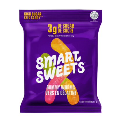 SmartSweets Gummy Worms / 50g