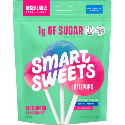 SmartSweets Lollipops / 85g