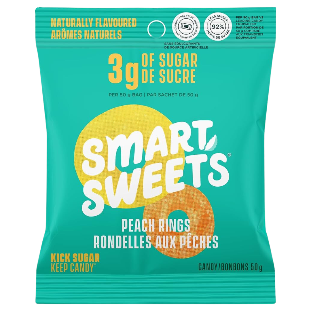 SmartSweets Peach Rings / 50g