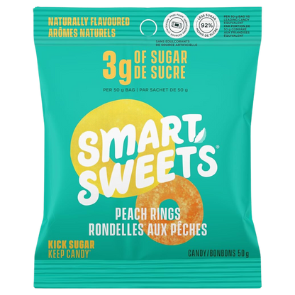 SmartSweets Peach Rings / 50g