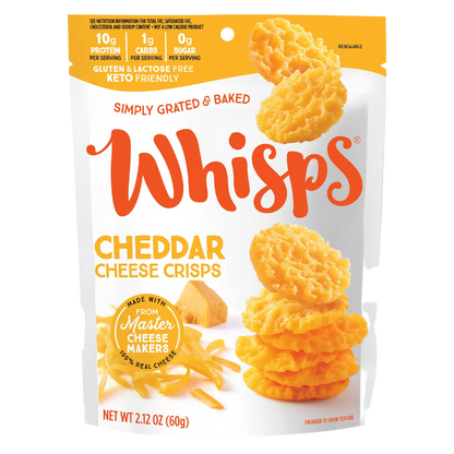 Whisps Cheddar Cheese Crisps / 60g