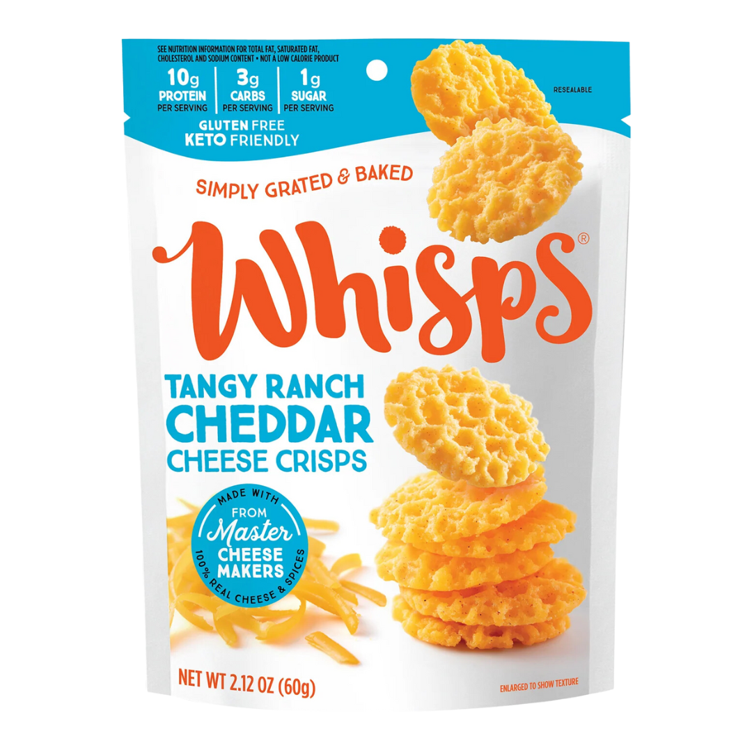 Whisps Tangy Ranch Cheese Crisps / 60g