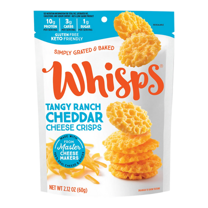 Whisps Tangy Ranch Cheese Crisps / 60g
