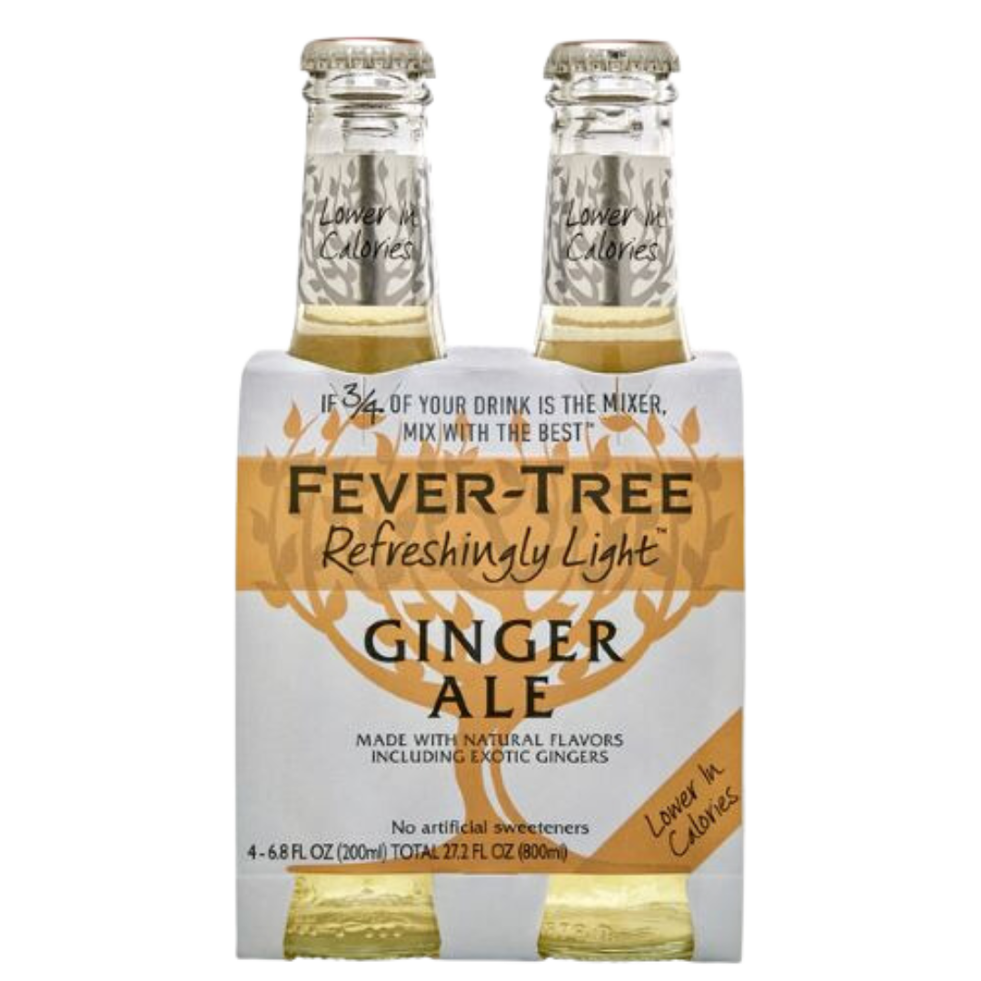Fever Tree Light Ginger Ale / 4x200ml