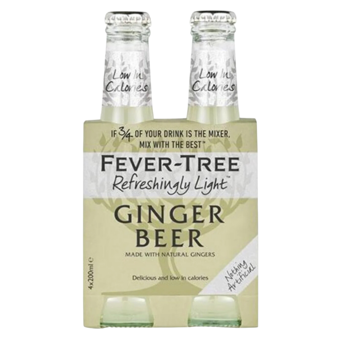 Fever Tree Light Ginger Beer / 4x200ml