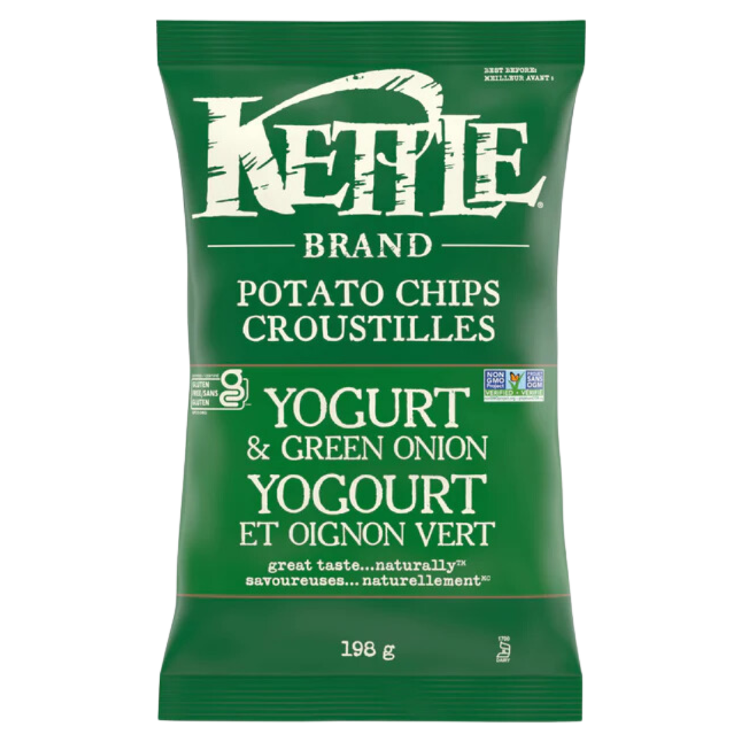 Kettle Yogurt & Green Onion Chips / 198g