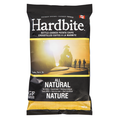 Hardbite All Natural Potato Chips / 150g