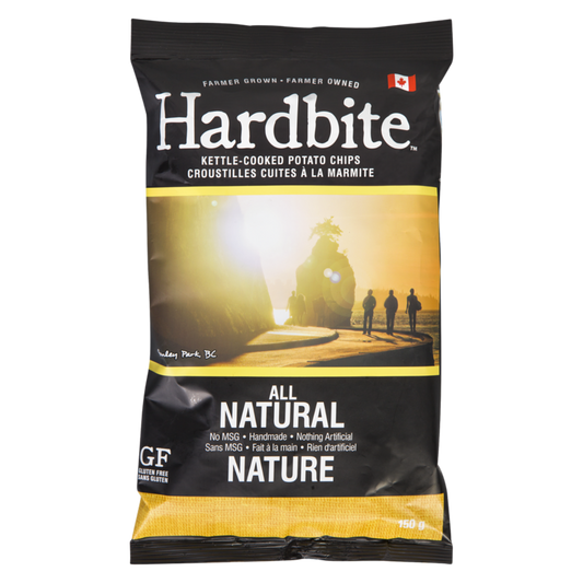 Hardbite All Natural Potato Chips / 150g
