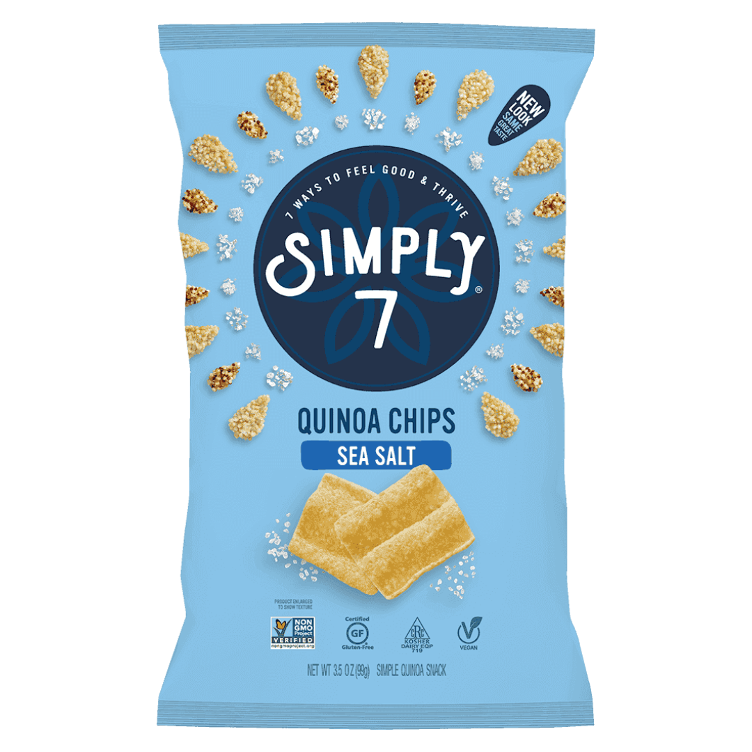 Simply 7 Croustilles de quinoa au Sel de mer / 99g